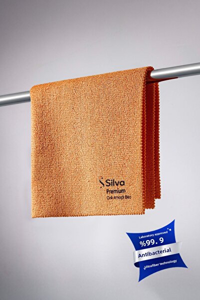 Silva Ultrafiber Premium Multi-Purpose Cloth – Orange (38X35 cm)