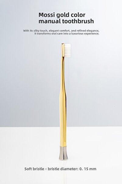 The Mossi Gold Color Toothbrush