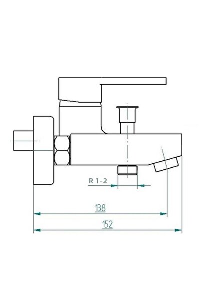 MegaVitrin Venezia Kroma Bathroom Faucet Matte Black | Modern Design Stainless Steel Finish 5 Years Warranty