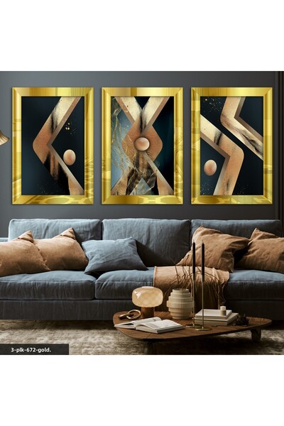 Evinemoda Artă abstractă circulară aurie, tablou cu oglindă din plexiglas aur...