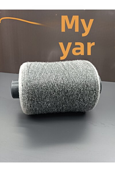 Pİ Yarn خيط حياكة سيم إل من الزنك 300 جرام رمادي