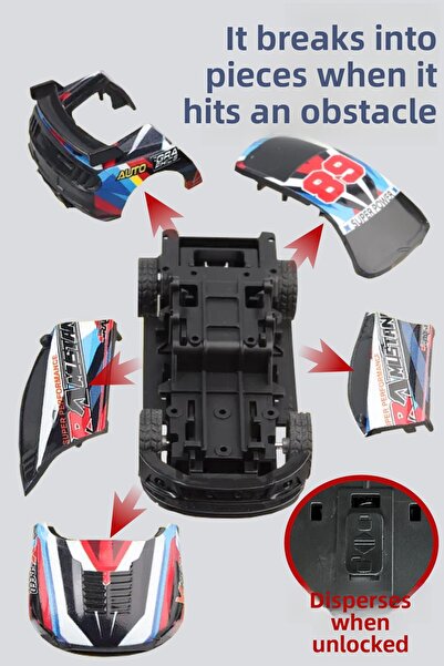 SmartFox Pull and Drop Scattering Toy Race Car