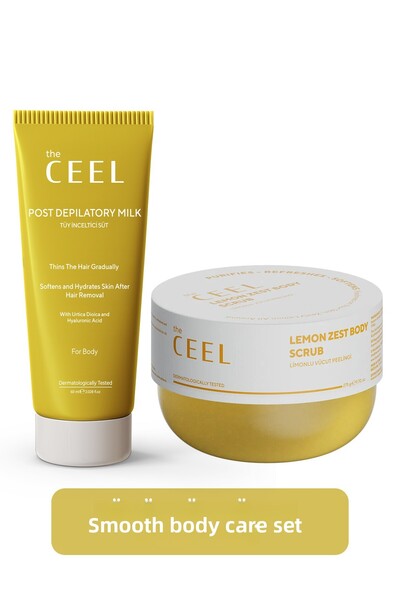 The Ceel Set dublu de îngrijire corporală pentru reducerea părului și purificare