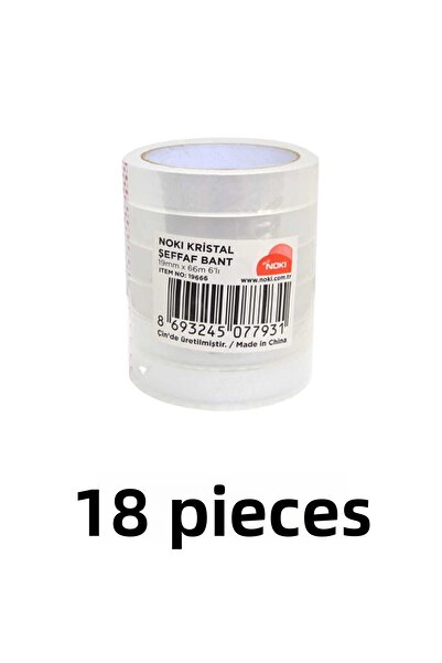 Noki 18 bucăți 19x66 bandă de cristal transparentă pentru bani