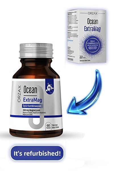 Ocean مكمل غذائي اكستراماج 200 ملغ يحتوي على مغنيسيوم 60 قرص
