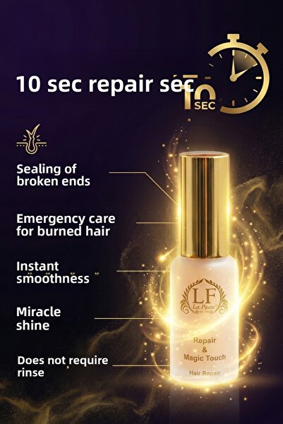 LF Lafune ماجيك تاتش علاج سريع لإصلاح الشعر التالف والمتهيج، علاج للشعر المتق...