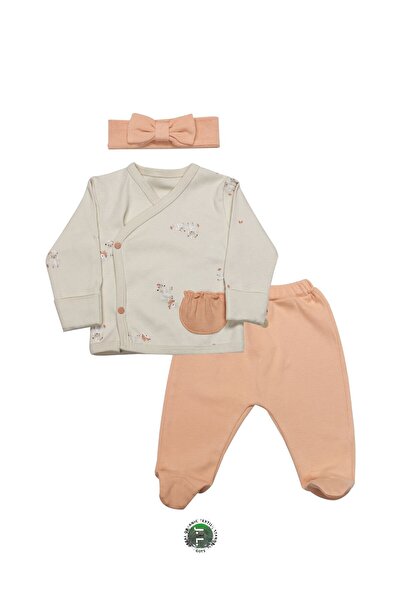 Budi طقم زيّن ثلاثي القطع من بيستايل، ناعم ولطيف، 13106 بيج