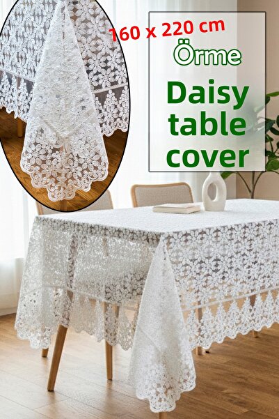 Dantelux Față de masă tricotată Daisy (160x220 cm)
