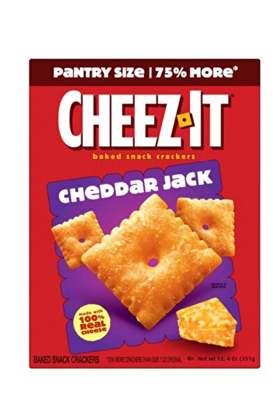 Cheez-it بسكويت مخبوز بنكهة الجبن الشيدر والجاك 351 جرام