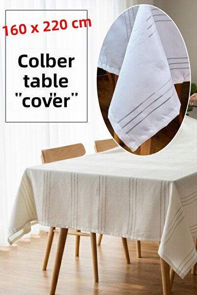 Dantelux Față de masă Colber (12 persoane) 160x220 - Ecru