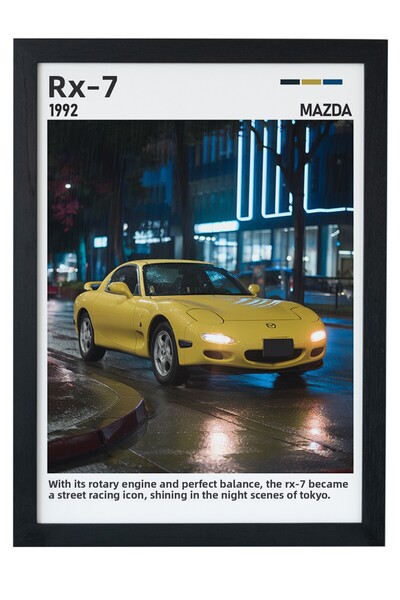 gxe.art Εκτύπωση αφίσας McLaren 675LT με ξύλινο πλαίσιο – Ελαφρύ σούπερ αυτοκ...