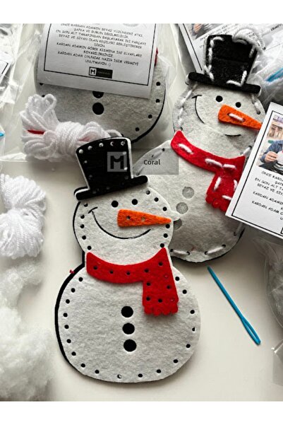 mercanmum 1 Piece Snowman Figure Make Your Own Toy/April Fool's Day Gift