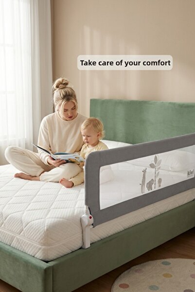Kiwi Bedguard Children's Bed Protector Barrier, Bed Guardrail 180 cm