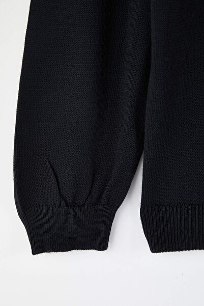 Trendyol Curve Μπλε-Γκρι Διπλό Πακέτο Πλεκτό Πλεκτό Πουλόβερ με λαιμόκοψη TBBAW26AV00044