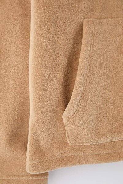 Trendyol Collection Μπεζ oversized Φούτερ TMNAW26SW00029