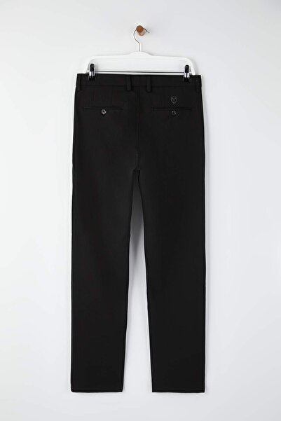 Trendyol Collection Μαύρο ανδρικό υφαντό παντελόνι TMNAW26PL00030