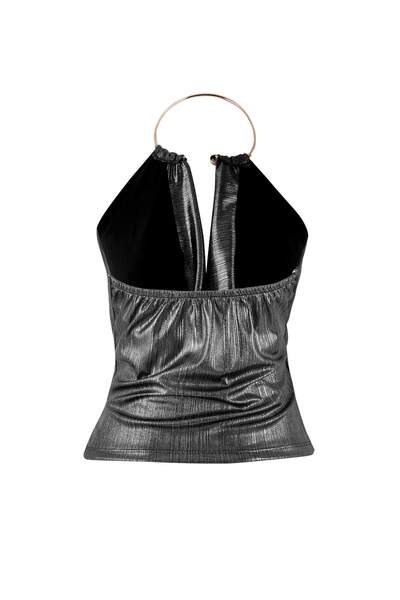 Trendyol Collection Πλεκτή μπλούζα για πάρτι με λεπτομέρεια από ασημί αξεσουάρ TPRAW26BZ00062