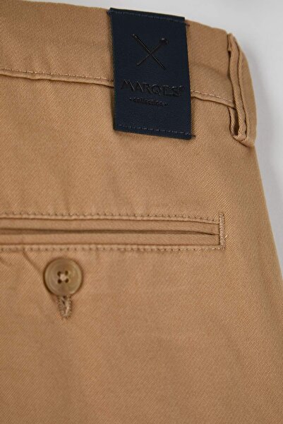 Trendyol Collection Ανδρικό παντελόνι από υφασμάτινο υλικό Gabardine Taba TMNAW26PL00026