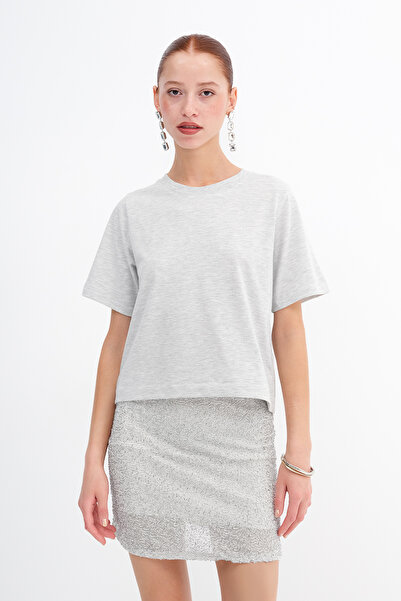 Addax Crew Neck Basic T-shirt P1002-e8