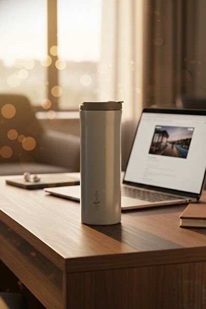 Le Paon 400 ml Paslanmaz Çelik Termos 6 Saat Sıcak 12 Saat Soğuk Tutan Vakumlu Mug