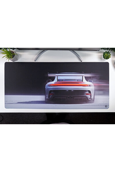 QwertyKey Deskmat Mousepad Car GT 4mm stitched edges