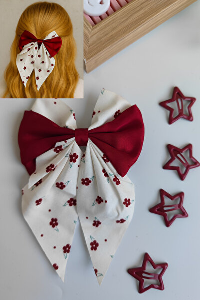 Nisankids Cherry Figured Bowknot Buckle and Snap Buckle Set