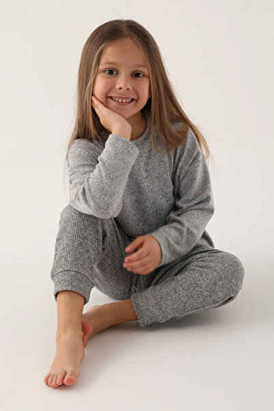 Rolypoly Σετ φόρμας για κορίτσια σε γκρι μακρυμάνικο