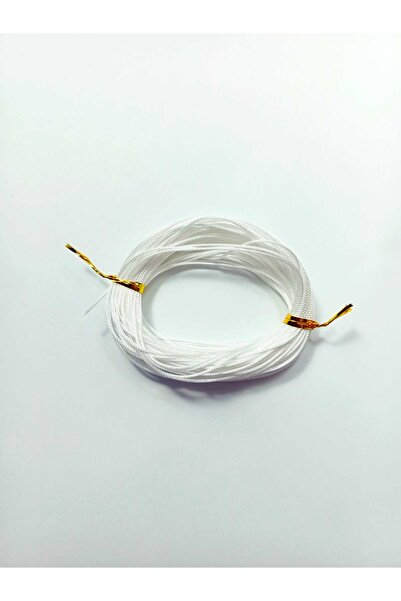 Eskişehir hobi sanat 1 χιλιοστό 25 μέτρα μαργαριτάρι λευκό χρώμα Σχοινί αλεξί...