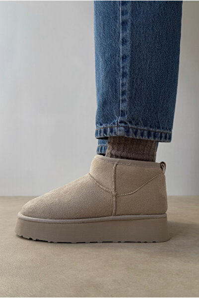 Mupa Shoes Μίνι Γούνινο Εσωτερικό Χοντρό Σόλα ΜΠΕΖ