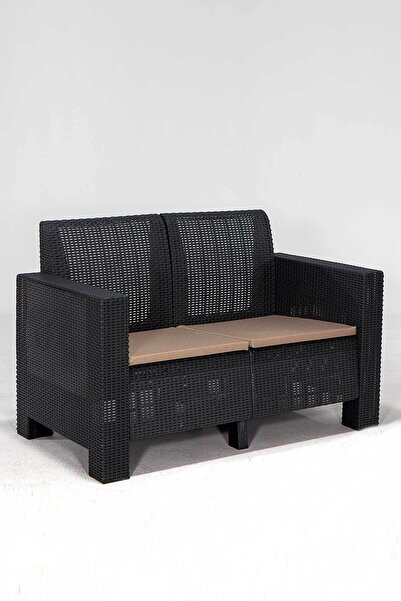 SANDALİE Aksu 2'li Bahçe&balkon Koltuk / Antrasit