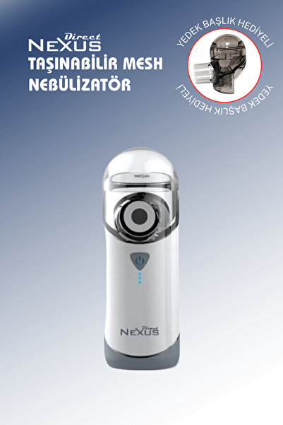 Direct NEXUS Yetişkinler Ve Çocuklar Için Şarj Edilebilir Taşınabilir Mesh Nebulizatör