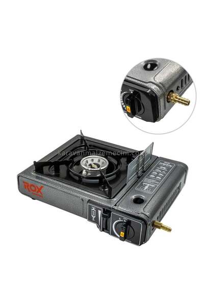 Rox 0103 Tekli Portatif Kamp Ocağı ( Kartuş ve Ekstra Gaz Girişi )
