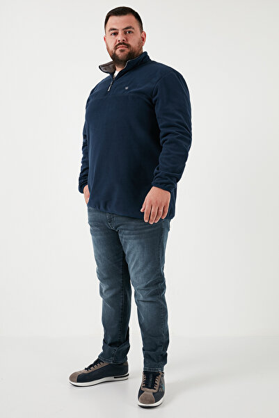 Buratti Regular Fit Anti-Pilling Plus Size Fleece-Lined Cold-Proof 2-Pack Fleece Men's Polar 59