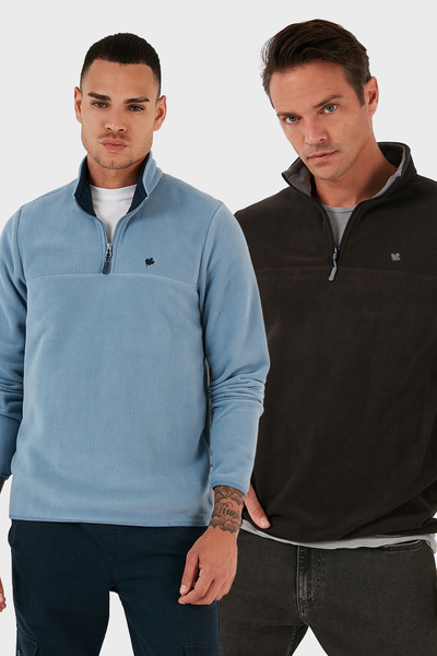 Buratti قصة ضيقة مضاد للتكتل، لا يسبب تكتل الشعر، مبطن بالصوف مقاوم للبرد، عبوة من قطعتين من الصوف للرجال من POLA