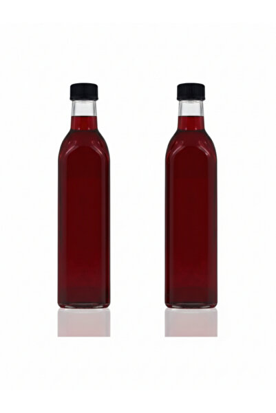 Perodia 2-Piece 250 Cc Glass Maraska Bottle – Olive Oil, Vinegar, and Sauce S...