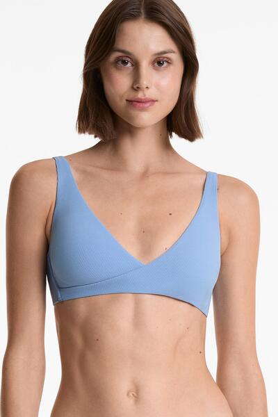Oysho Çapraz pike halter bikini üstü