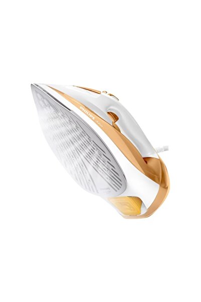 Philips Σίδερο ατμού Azur Steam GC4552/00, 2400W, SteamGlide Plus, συνεχής παροχή ατμού 45g/min, Λευκό/Ασημί