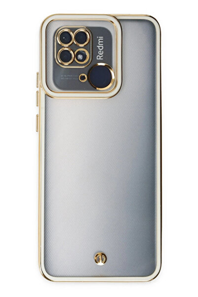 NewFace Rdbydn Xiaomi Redmi 10C Case Liva Lens Silicone (180629) - White