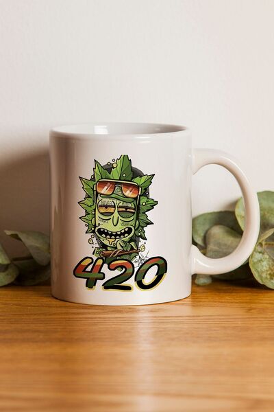 gavebutik كوب هدية مطبوع عليه شخصية كرتونية "Rick 420