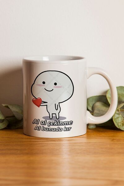 gavebutik كوب هدية مطبوع عليه شخصية كرتونية "Take It Don't Take It"