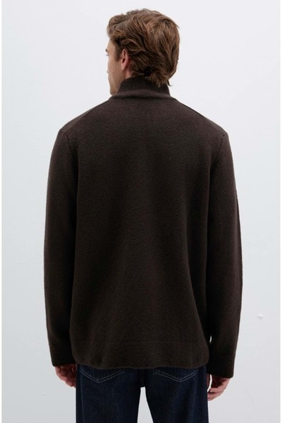 Mavi M0710380 Суитшърт с половин цип Суитшърт с половин цип за мъже КАФЯВ