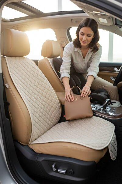 la casa Husa de scaun auto ergonomică Lacasa Anti-transpirație Alcantara (7 B...