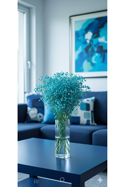 yapay çiçek evi Floare uscată naturală ALBASTRU Cipso 45 grame 1. Calitatea este înfricoșătoare și neîntreruptibilă