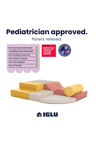 IGLU Soft Play Set de joaca Explorer - Pastel Fries