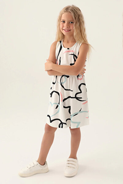 Rolypoly Girl's dress - cream