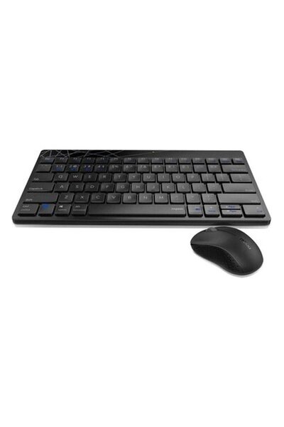 Rapoo 8000M Model Çok Modlu Türkçe Klavye ile Optik Mouse Set Siyah