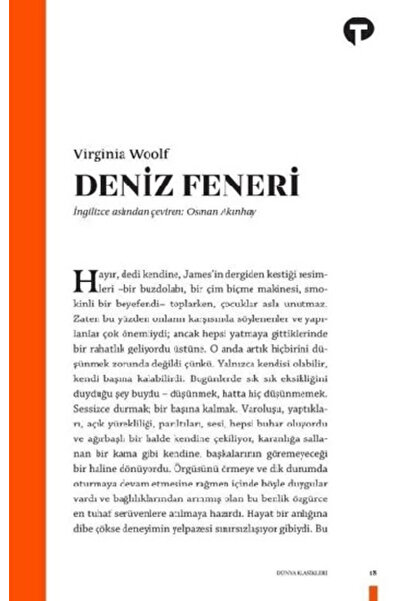 Turkuvaz Kitap Deniz Feneri / Turkuvaz Kitap / Virginia Woolf