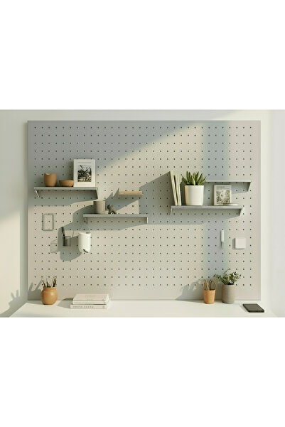 chalybes Açık Gri 86 x 41 Cm Çok Amaçlı Pano Pegboard