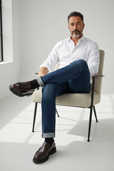 Oneka Shoes Men's Casual Loafer Brown Opening 20251308Lk2025