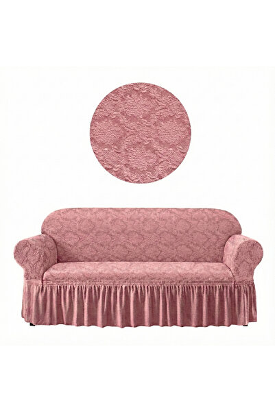 ELHAS غطاء أريكة جاكار لثلاثة أشخاص. نمط شال مرن وقابل للغسل، غطاء للأريكة وا...